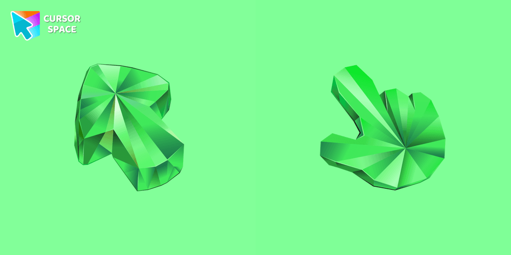 Emerald Texture cursor cursor pack